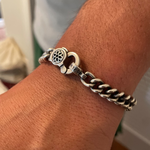 Good Art HLYWD curb chain sterling bracelet - Picture 5 of 10